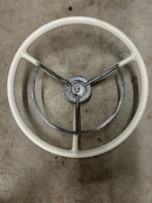 1959 Ford Fairlane Galaxie 500 Steering Wheel w/ Horn Ring Button OEM picture