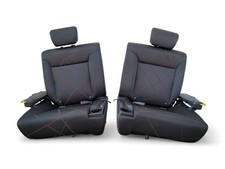2008-2011 Honda Element EX Rear Seat Set Right/Left Side Black/Gray Cloth, D041, picture