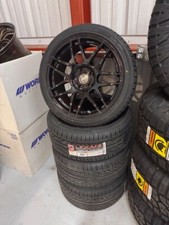 Forgestar F14 18x8.5+25 18x10+42 5x114.3 Gloss Black Rims Lexani Tires Package picture