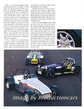 1997 Caterham Seven SuperLight Original Car Review Print Article J730 picture