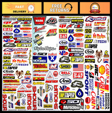 Dirt Bike Motocross ATV Lot - 6 Vinyl Decals Stickers for Supercross Racing picture