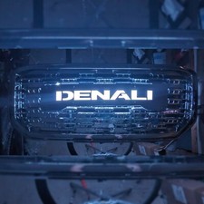 2015-20 GMC Yukon Denali DIY White LED Backlit Letter Badge Kit *ReadDescription picture