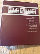 Porsche Genuine Color Code /Material Sample Book Printed In Germany Rare Item picture