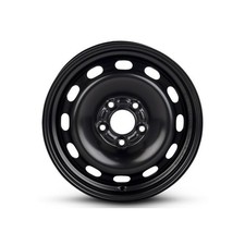 One 14inch 14x5.5 SteelWheel Black Rim 5Lug 5x100 +41mm RTXX99116NAA Genuine picture