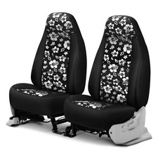 Coverking CR-Grade Neoprene 1st Row Black & Hawaiian Black Custom Seat Covers picture