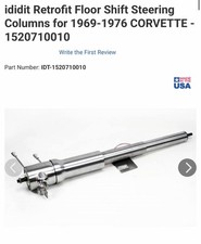 IDIDIT for Retrofit 69-76 Corvette Tilt Floor Shift w/Ignition Steel - Paintable picture