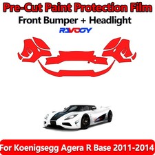 8.5Mil PreCut Front Bumper PPF Kit Film For Koenigsegg Agera R Base 2011-2014 picture