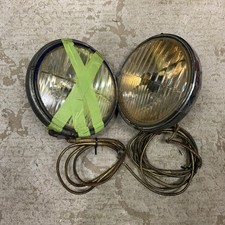 Original PAIR Vintage TRIPPE SPEEDLIGHT Driving Lamps PARTS LIGHTS picture
