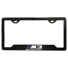 BMW M3 Competition Real 3K TwillWeave Carbon Fiber License Plate Frame Holder picture