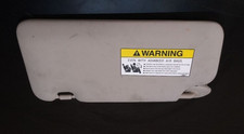 2015 - 2020 Honda Fit Left Driver Side Sun Visor Gray OEM picture