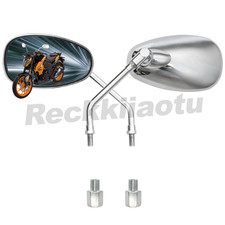 Motorcycle Side Rear View Mirrors For Yamaha Virago XV 750 1100 250 535 Bobber picture