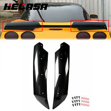 HECASA For 14-19 Corvette C7 Z06 Stage 2 CARBON FLASH Rear Side Spoiler Winglets picture