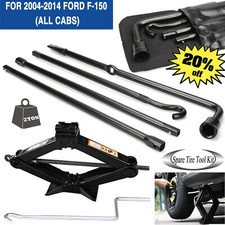 For Ford F-150 2004-2014 Lug Wrench Tool & Spare Tire Scissor Jack Kit Set NEW picture