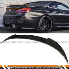 For 2012-16 BMW F12 640i 650i M6 CONVERTIBLE CARBON FIBER TRUNK SPOILER WING picture