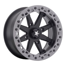 MSA M31 Lok2 Beadlock ATV Wheel - Satin Black [15x7] +0mm 4/156 [M31-05756] picture