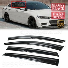 For Chevy Malibu 2016-2024 JDM-Mugen Style Window Visor Sun Rain Guard Deflector picture