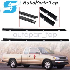 Fits For 1995-2004 Toyota Tacoma 2x Front Door Window Belt Weatherstrip WP685VZ picture