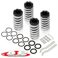 Silver Lower Adjustable Coilover Springs Sleeve For 1988-2000 Honda Civic EG EK picture
