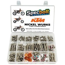 Specbolt Nickel Wurks Bolt Kit for KTM SX EX EXC XC 85 105 150 125 250 300 450 picture