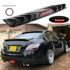 For Nissan Maxima SL SV SR Rear Bumper Diffuser Lip Spoiler W/ Led Brake Light picture
