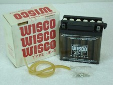 NOS HONDA CL72 CL77 BATTERY - WISCO JB3 JB-3 12v (12N5-4B) picture