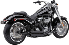 Cobra 909 Black Exhaust Harley FLFBS Fat Boy FXBRS FXBR Breakout 2018-2020 picture