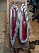 Pair Vintage 1959 Chevy Impala Bel Air Taillight Assemblies OEM Guide R1-59 picture