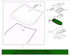 New Genuine GM Mirror Inside 13536995 Silverado-Tahoe-Blazer-GMC Sierra-XT6-XT5 picture
