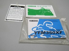 1994 YAMAHA YFM350XF WARRIOR GENUINE OWNERS MANUAL LIT-11626-08-91 picture
