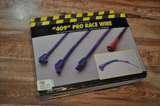 NEW Taylor Cable Plug Wire Set 79651 409 Pro Race 8mm BLUE 90 Deg Universal V8 picture