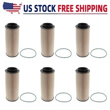 6PC New For 2164463 2164463PE 2277129 2277129PE Fuel Filter With Ring US picture