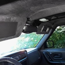 Grey Suede Headliner Fabric Material 80