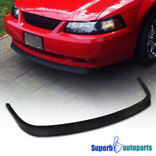 Fits 1999-2004 Ford Mustang V8 GT Front Bumper Lip ABS Spoiler Balck Replacement picture