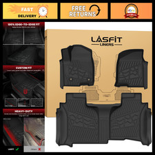 Custom Fit Floor Mats for Chevy Silverado GMC Sierra 1500 2019-2026, All-Weather picture