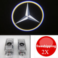 2X LED Door Courtesy Laser Shadow Puddle Light for Mercedes-Benz C W203 CLK SLR picture