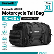 Rhinowalk 40L-60L Motorcycle Tail Bag Rear Seat Travel Luggage picture