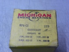 Michigan 976CS Camshaft Bearings STD 1965-66 Chevrolet 396 427 Big Block V8 NOS picture