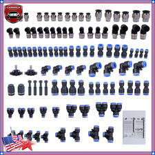 116PCS Air Line Quick Connect Fittings to Quick Connect Air Hose Fitting Kit picture