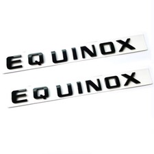 2x OEM Black EQUINOX Emblem Badge 3D Letters fits A 23299758 picture