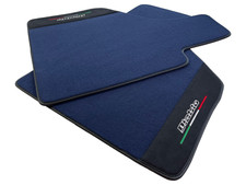Dark Blue Floor Mats For Lamborghini Diablo 1990-2001 With Alcantara Leather picture