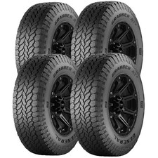 (QTY 4) 265/45R21 General Grabber AT3 108H XL Black Wall Tires picture
