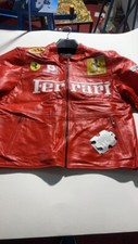 Ferrari Motorbike Leather Jacket Vintage Cowhide Leather Jacket picture
