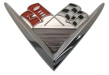 Trunk Emblem Assembly 1961 Chevy Impala Belair Biscayne 348 picture