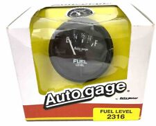 Auto Meter Fuel Level Gauge 2316; Auto Gage 0-90 Ohms 2-5/8
