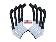Ton's Sleeved Race Fit Ceramic LS Spark Plug Wire Set for GM Gen 4 LS3/LS4/LS7 picture