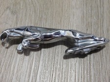 1970-1994 Jaguar XJ Vintage Leaping Growler Cat Chrome Hood Ornament picture