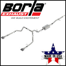 Borla S-Type Cat-Back Exhaust System Fits 2019-2024 Silverado Sierra 1500 5.3L picture