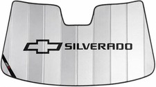 Chevrolet Silverado Windshield Sunshade 2019-2026 – Insulated & Foldable (Silver picture