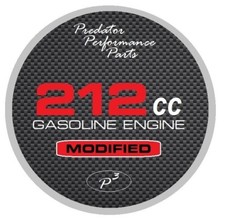 *NEW* “MODIFIED” Decal for Harbor Freight Predator 212cc engine  69730 60663 picture