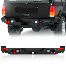 Rear Bumper W/ LED Lights For Jeep Cherokee XJ (2 / 4 Doors) 1984-2001 Off-road picture